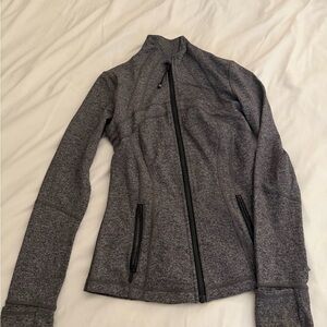 lululemon athletica Heathered Charcoal Full-Zip Utility Jacket